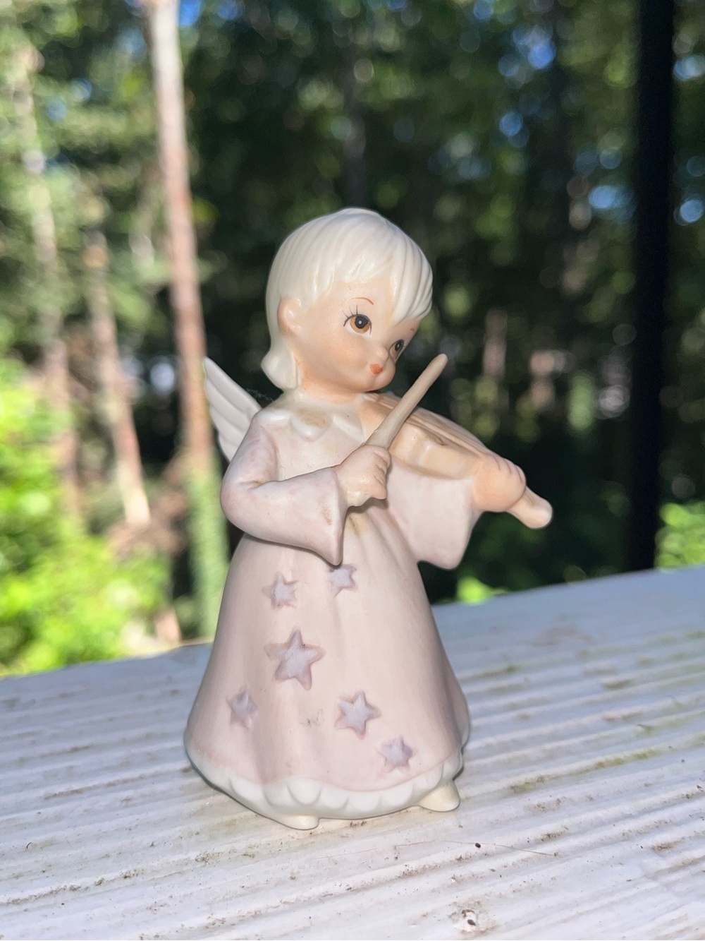 Vintage Lefton Angel Playing Violin from The Christopher Collection